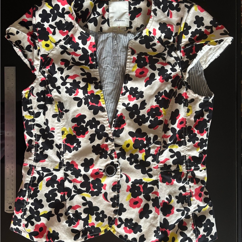 Floral Patterned Blazer